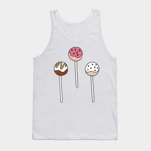 Cake Pops Pattern Tank Top